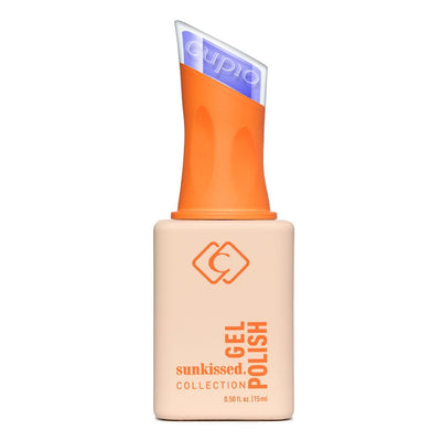 Gellak Cupio Sunkissed  - Lavender's First Kiss 15 ml. Beholderen og den ultrapigmenterede farve ses i et nærbillede.