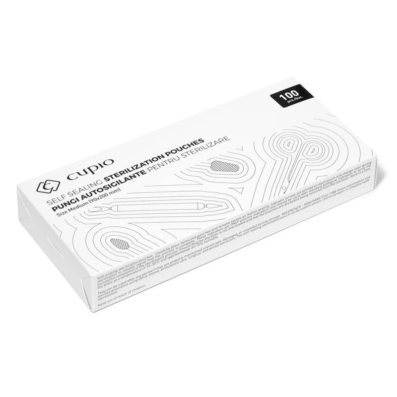 Dr. Mayer självförslutande steriliseringspåsar 90x260 mm - 200 st