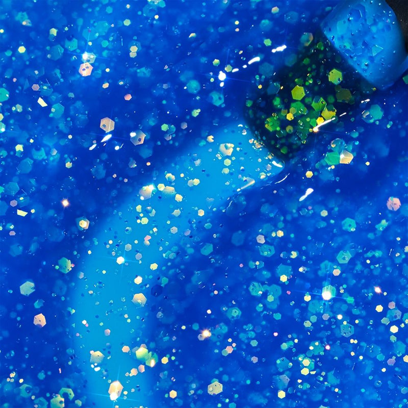 Glitter Neon Builder Gel - Fantasy Ocean 15ml