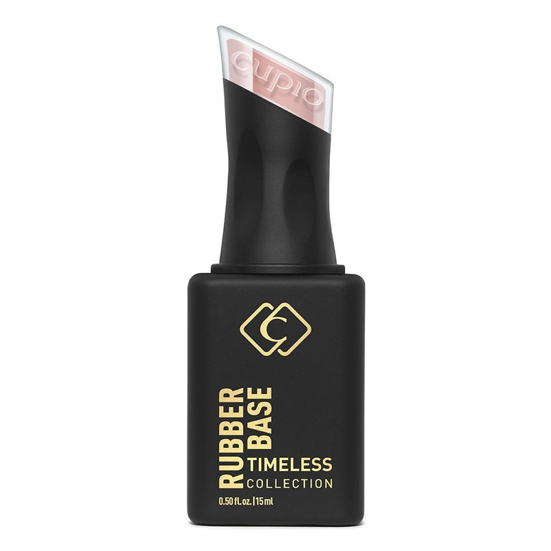 Rubber Base Café Creme – beholder set forfra med den naturlige lyserøde nuance, ideel som base til negleforstærkning og nail art