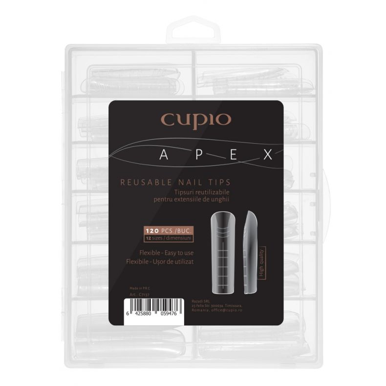 Genanvendelige Tipper Cupio - Apex 50% 120stk