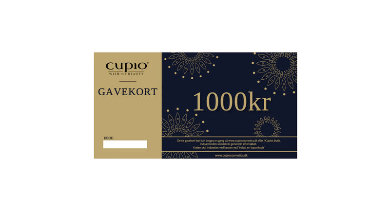 Cupio Digital Gavekort - 1000kr
