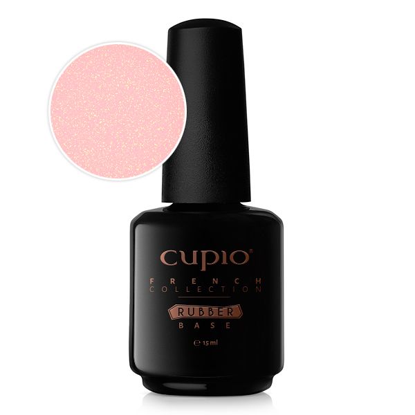 Rubber Base French Collection - Blush Shimmer Gold 15ml