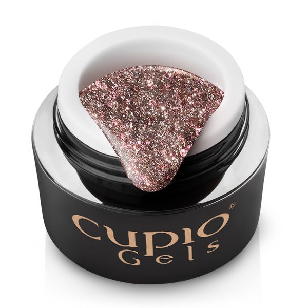 Glitter gel Superstar Cupio Rose Gold