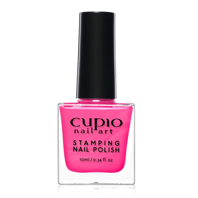 Neglelak til Stamping Cupio Neon Pink 10ml
