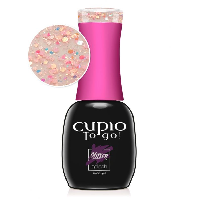 Gellak Cupio To Go! Glitter Splash - Candy Shop 15 ml
