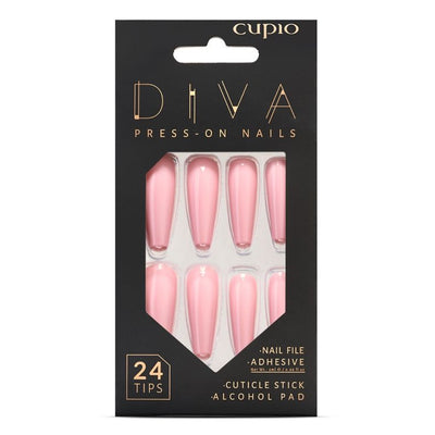 Press-on negle Cupio Diva - Perfect Pink