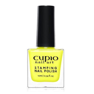 Neglelak til Stamping Cupio Neon Yellow 10ml