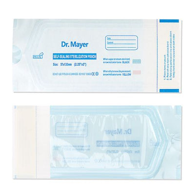 Dr. Mayer selvforseglende steriliseringsposer 90x260 mm - 200 stk